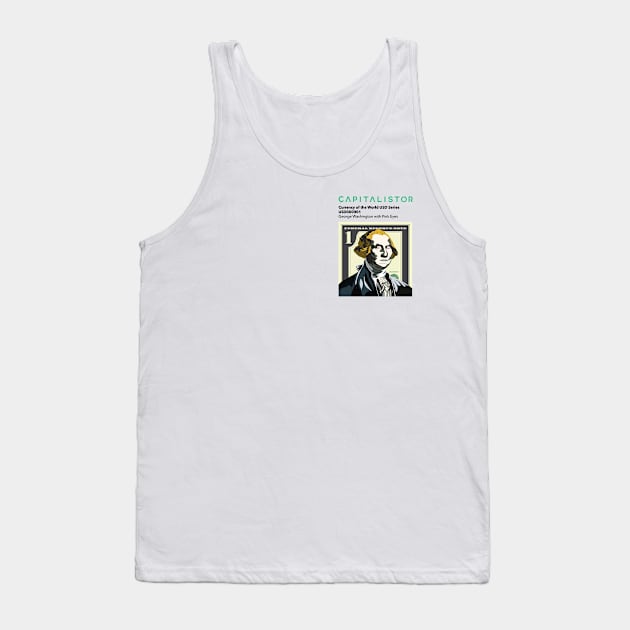 USD000001 - George Washington with Pink Eyes T-Shirt Series 2 Tank Top by Capitalistor